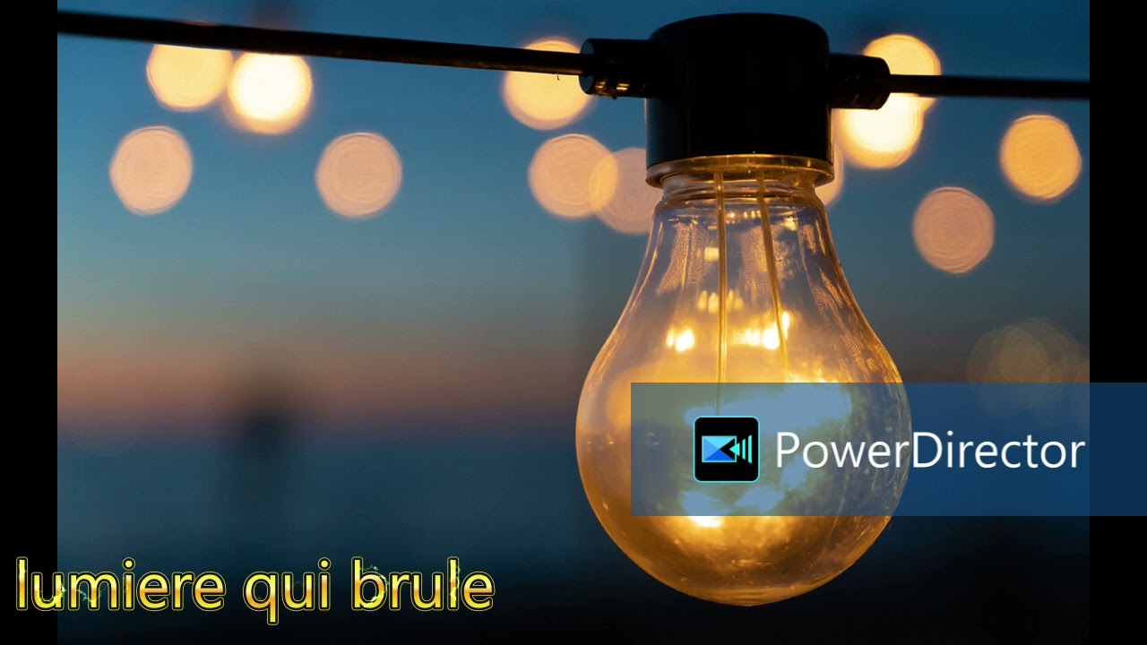 lumiere qui brule