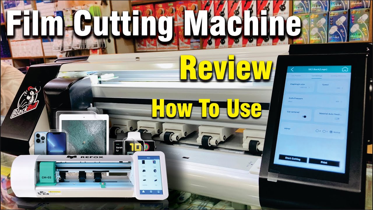 How To Use Film Cutting Machine | Film Cutting Machine Connect Printer Review