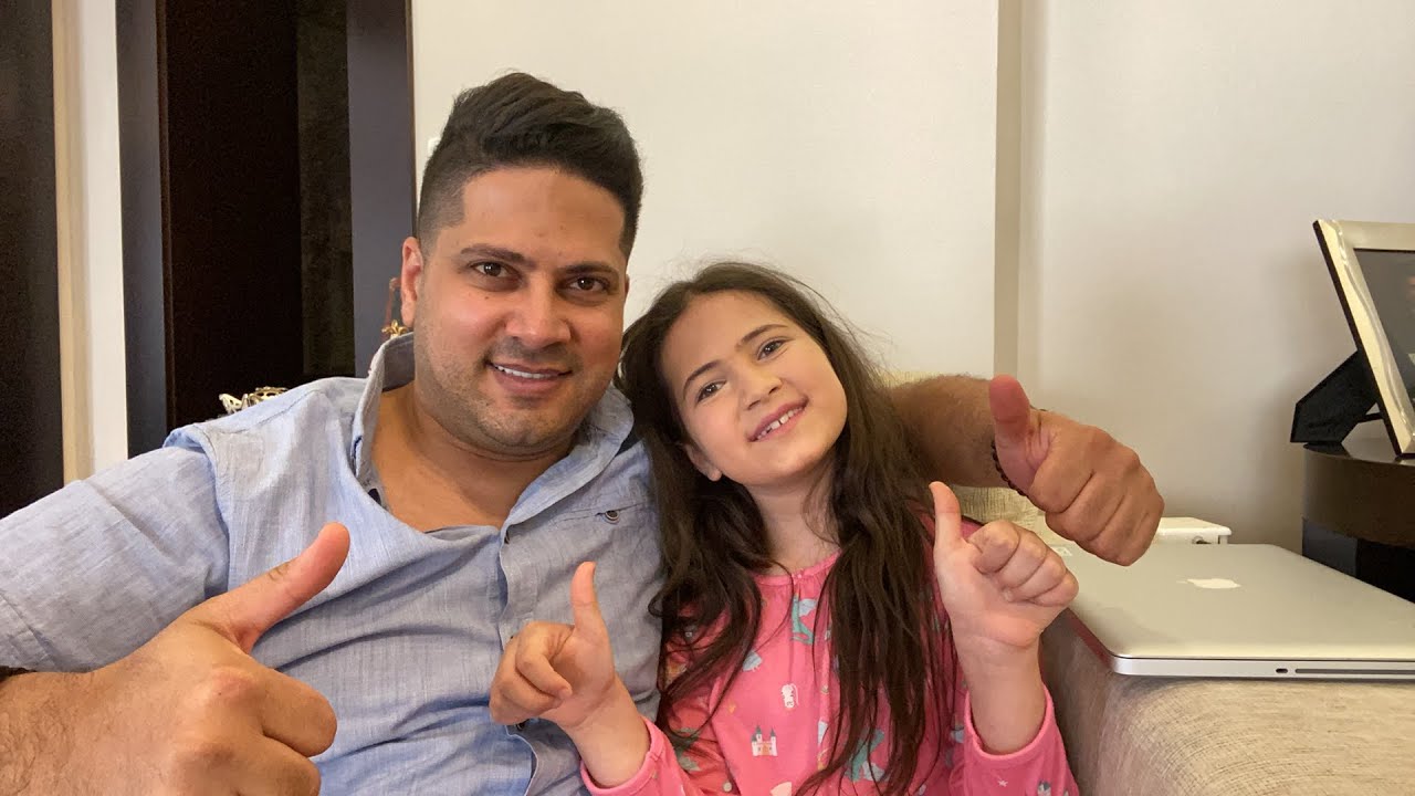 ردة فعل عمر الصعيدي وابنته مايا على تصدر الترند 🥰
