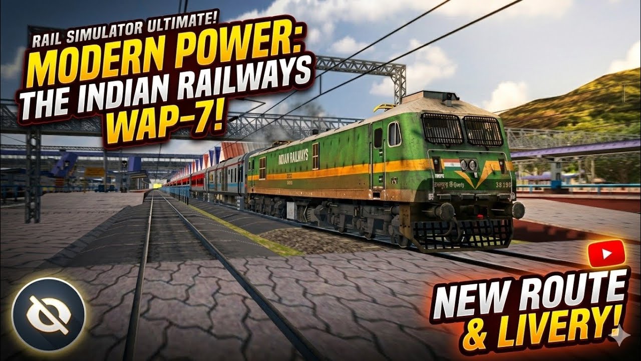Vijayawada To Vishakapatnam Express || Full Gameplay ( WAG 9 ) Indian Train Game 3D 