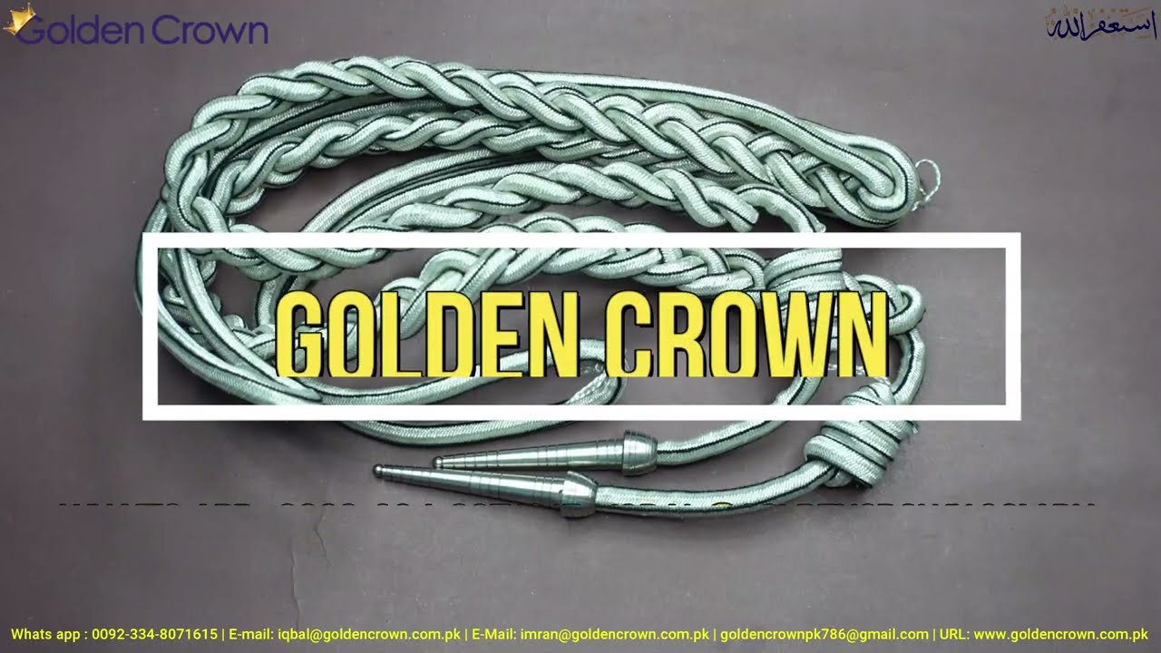 British Army can wear aiguillettes Supplier, Army Uniform Aiguillette, Military Aiguillettes
