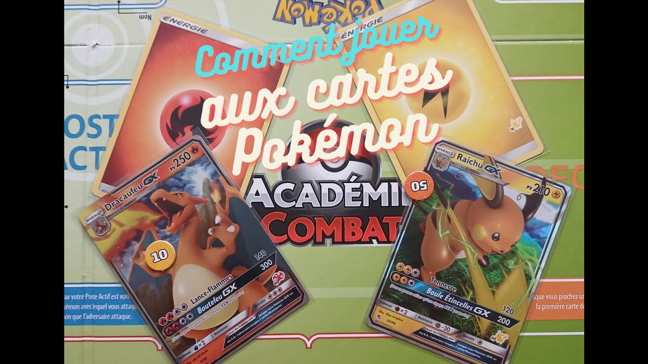 Comment jouer aux cartes Pokémon ? (avec Pokémon Académie de combat)