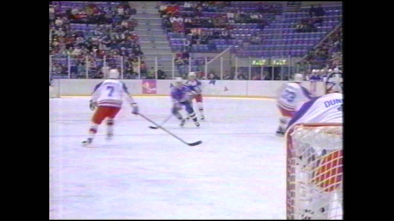 1994 Winter Olympics Men's Hockey - United States vs. France (4-4 End of Game)