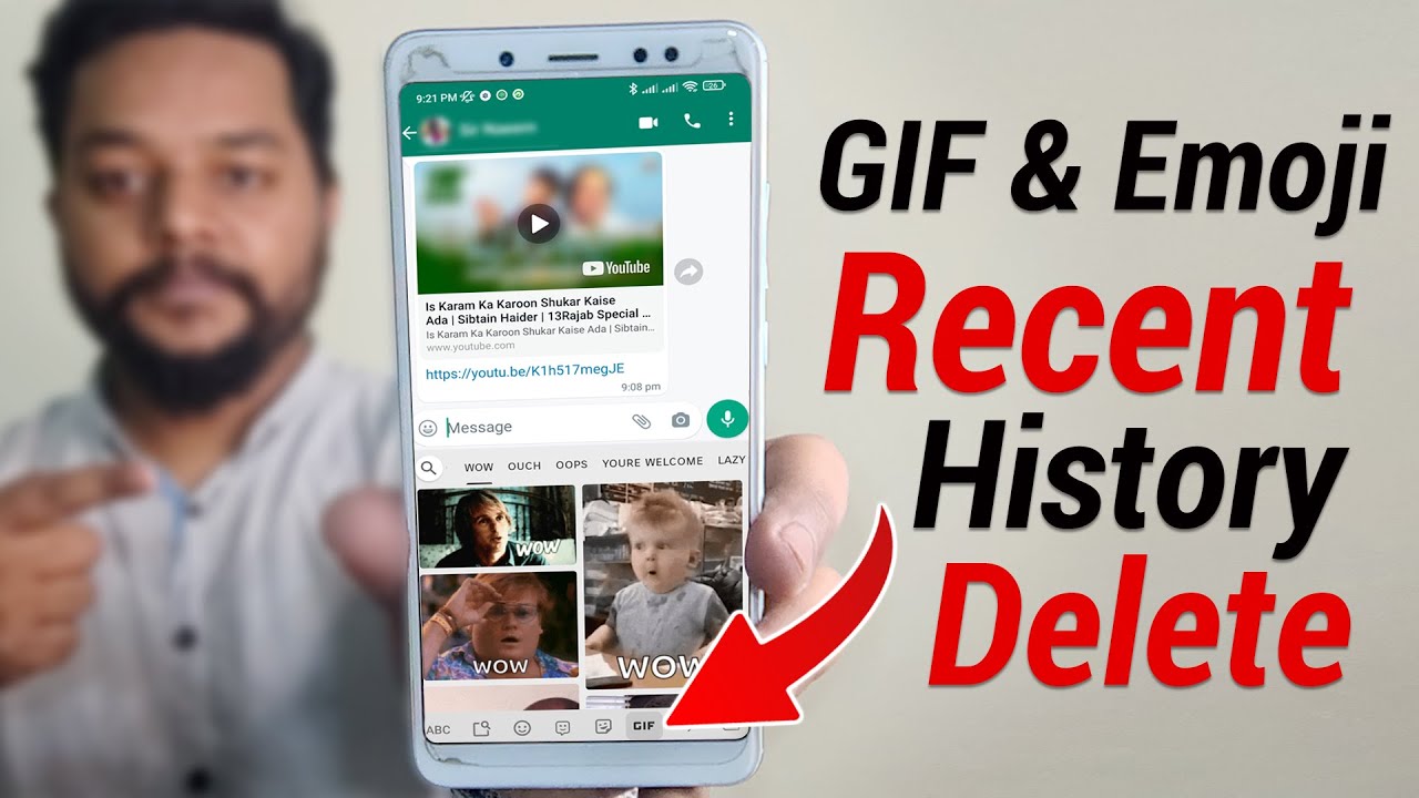 How to Delete GIF History on Google Keyboard ! Keyboard GIF Recent History Kaise Hataye | UTUBE TECH