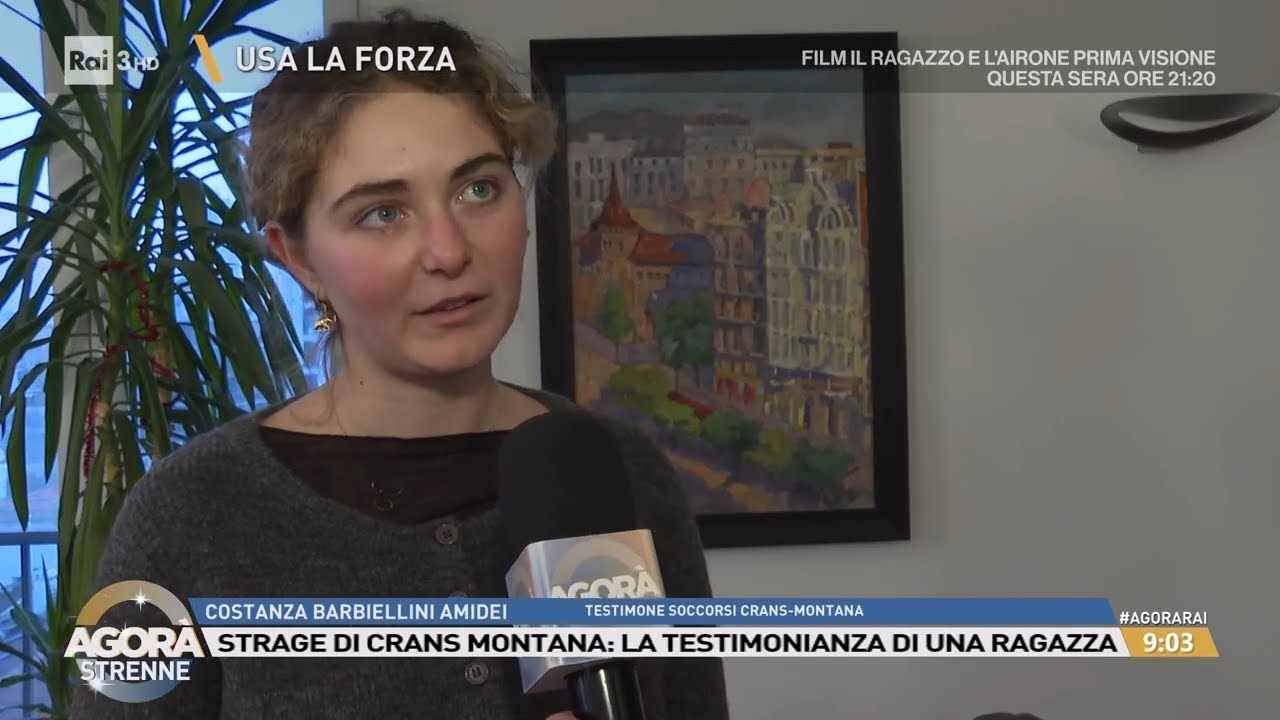 Crans-Montana la testimonianza - Agor&agrave; 05/01/2026