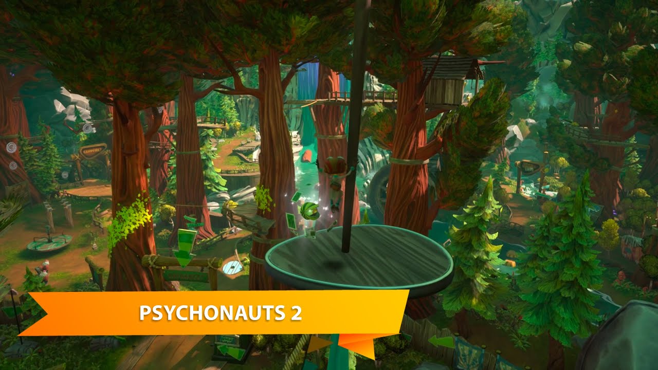 #7 Psychonauts 2 - Exploring The Questionable Area & Forgetful Forest (No Commentary)