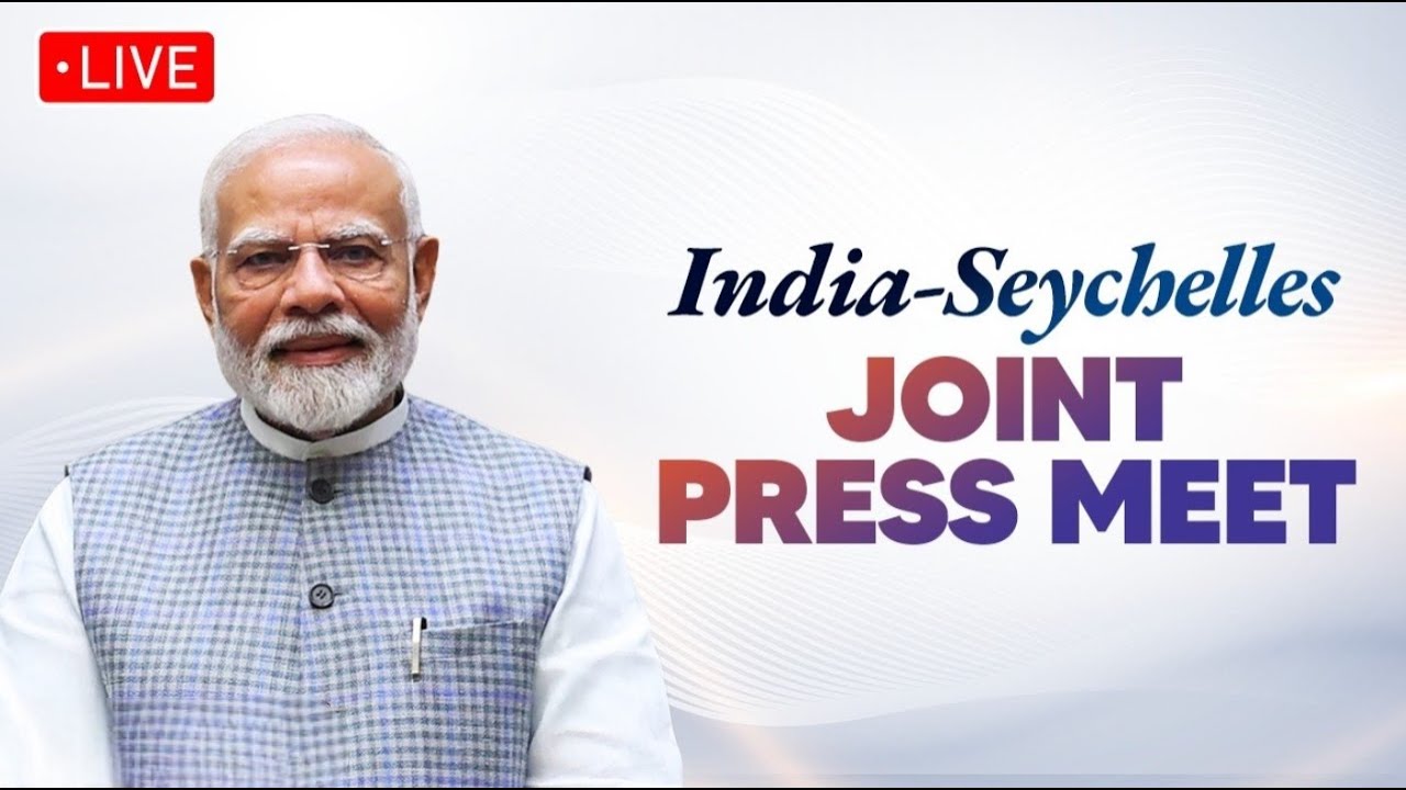 🔴LIVE: PM Modi, President Herminie of Seychelles attend joint press meet at Hyderabad House, Delhi