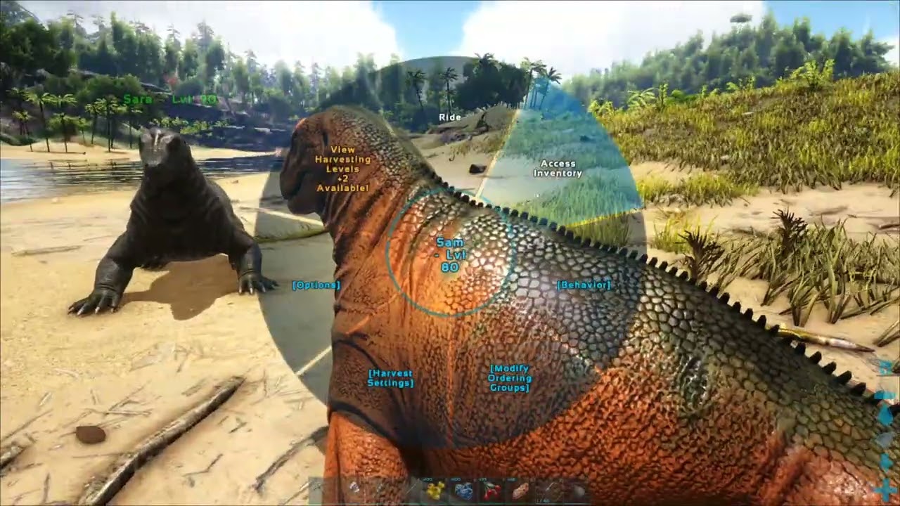 В ARK Survival Evolved Мосхопсы — отличные сборщики урожая.