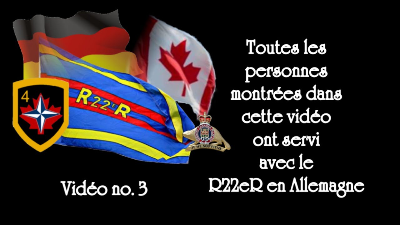 Hommage à des personnes du R22eR décédées - Vidéo #3