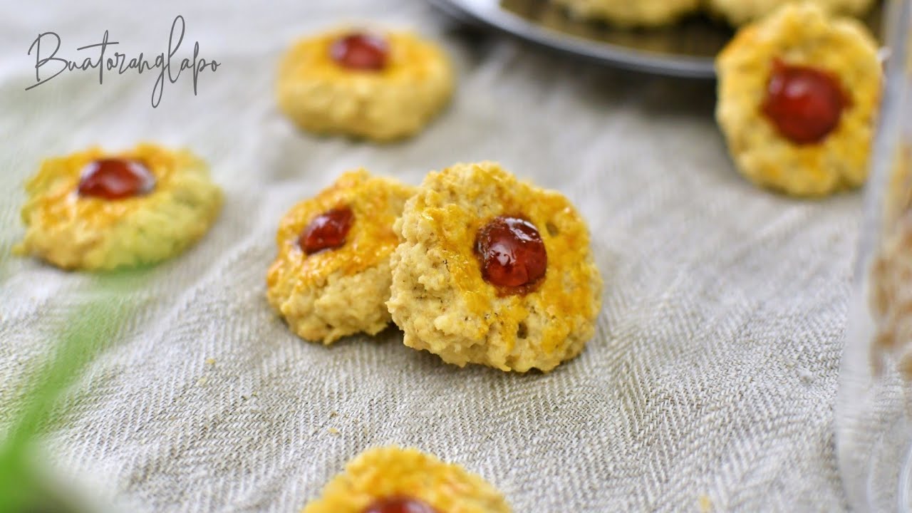 Biskut Oat Badam Rangup