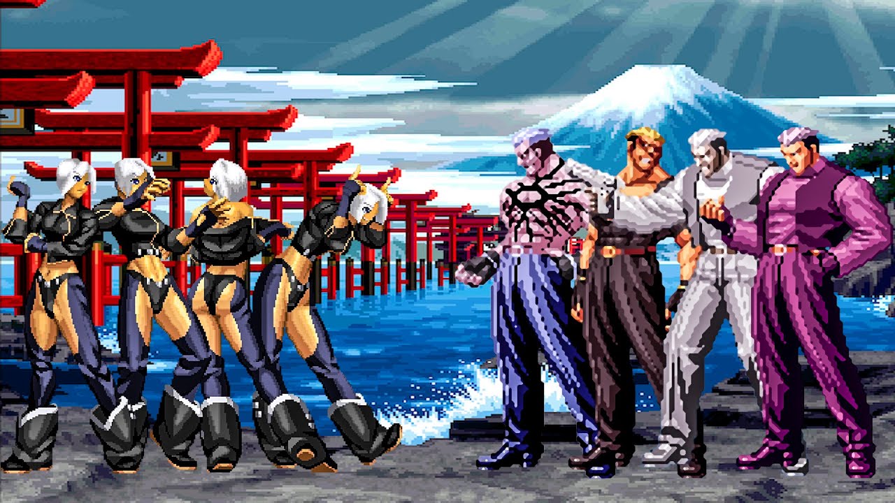 [KOF Mugen] Angel Team vs Yamazaki Team