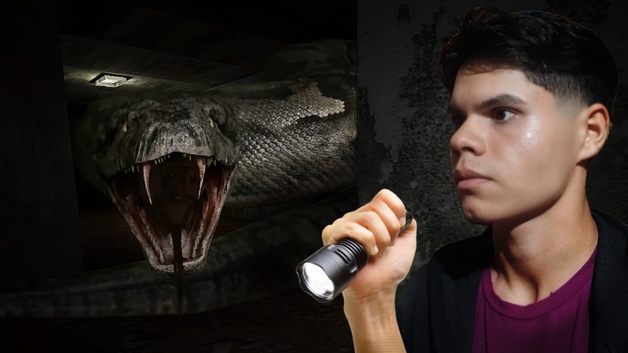 Tem uma cobra gigante querendo me comer 😧 (Anaconda the game horror) Henriquix