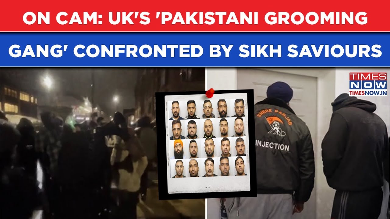 UK's 'Pakistani Grooming Gang' Exposed: 200 Sikhs Rescue Teen On Cam, Police React| Starmer Says...