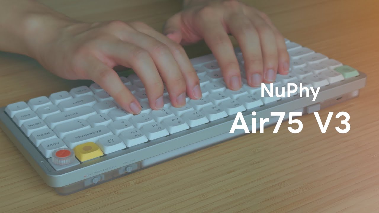 NuPhy Air75 V3 - Unboxing & Sound Test (Red nano)