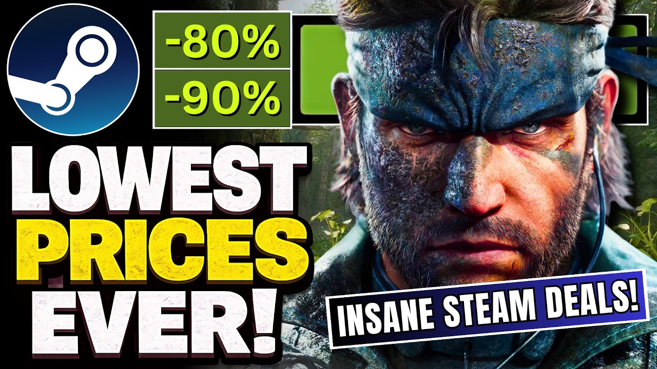 В Steam появились БЕЗУМНЫЕ скидки на игры! (до -90%)