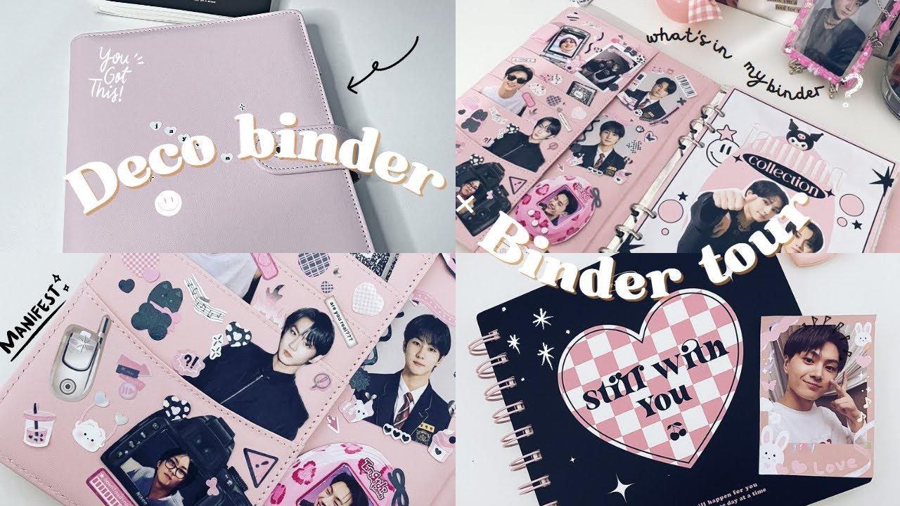 Deco binder + binder tour (diy) Decorando meu binder  :)