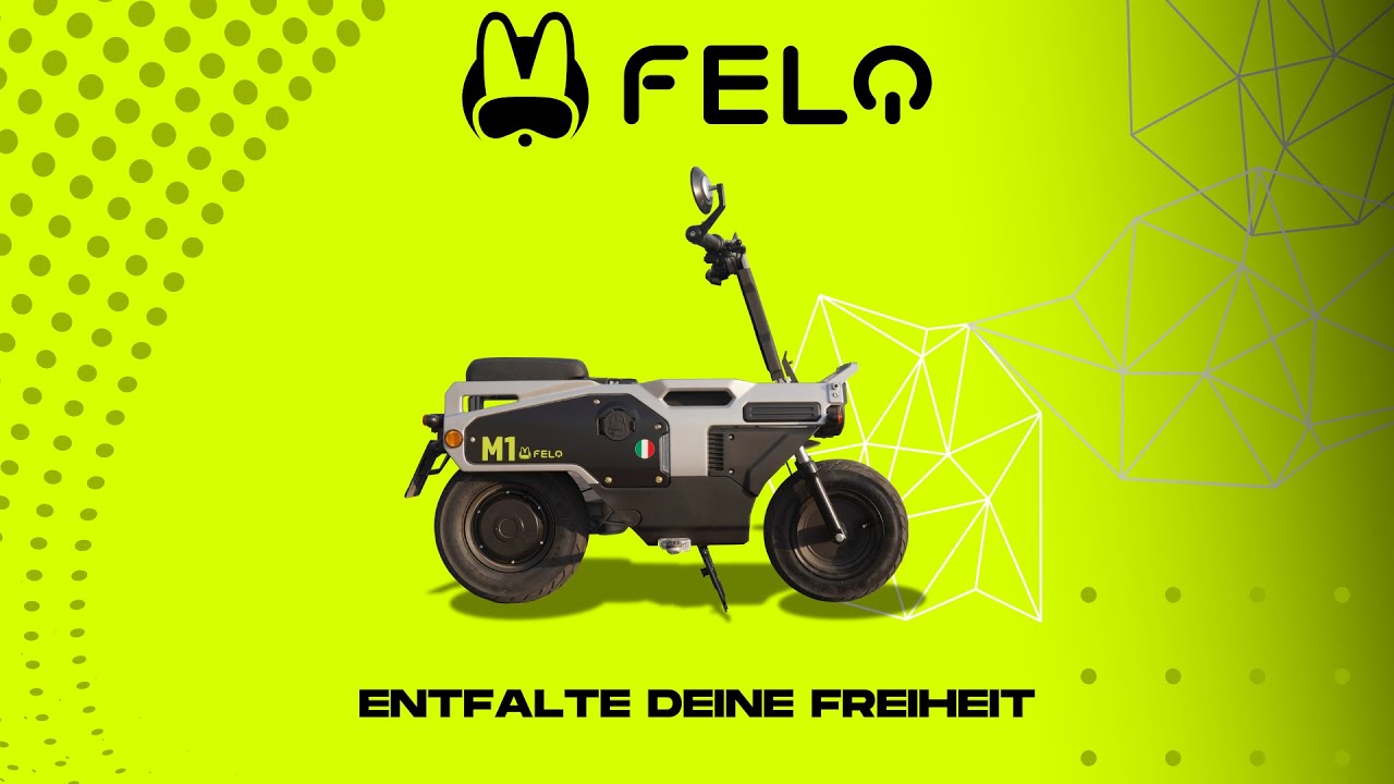 FELO M1: Der faltbare E-Roller | Ihr perfekter Begleiter für Stadt & Camping!