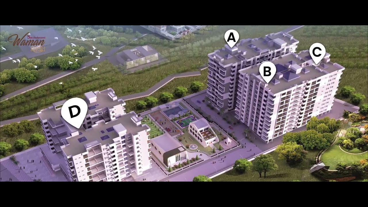 2 BHK and 3 BHK Spaciaous Flats | Waman Nagri Tower D | Sacchidanand Realities