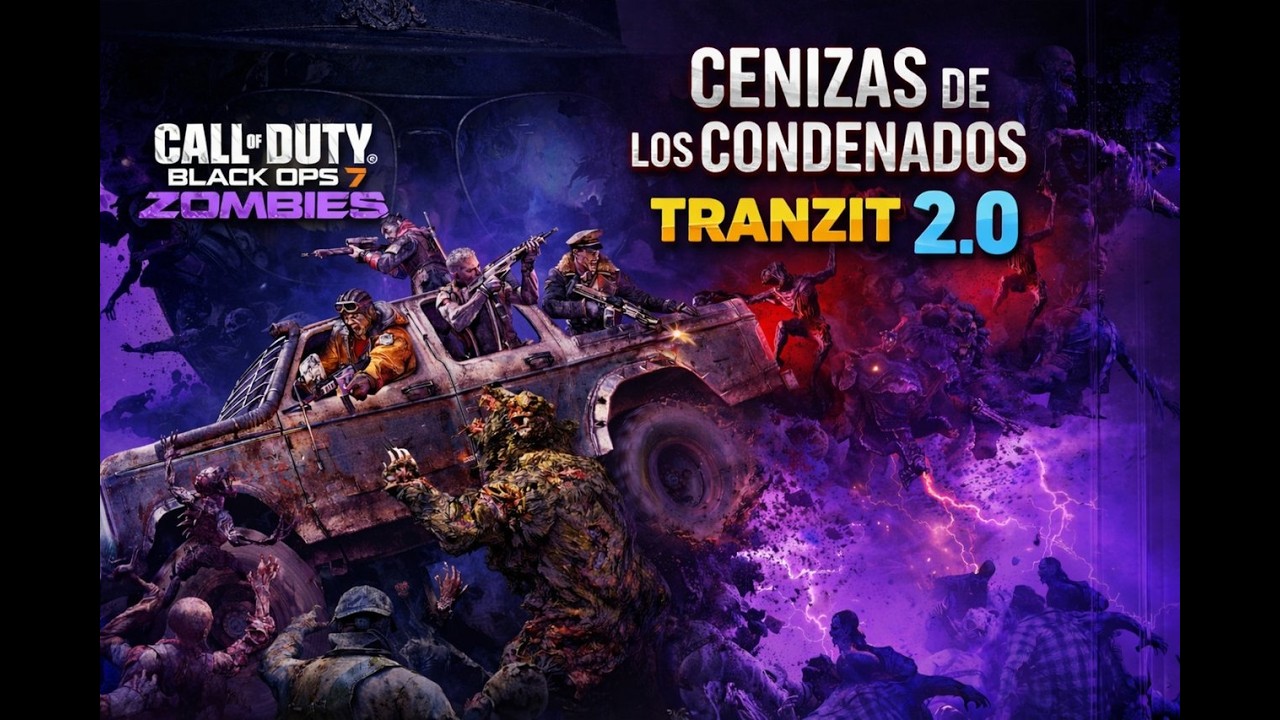 CENIZAS DE LOS CONDENADOS / BLACK OPS 7 ZOMBIS GAMEPLAY. TRANZIT.