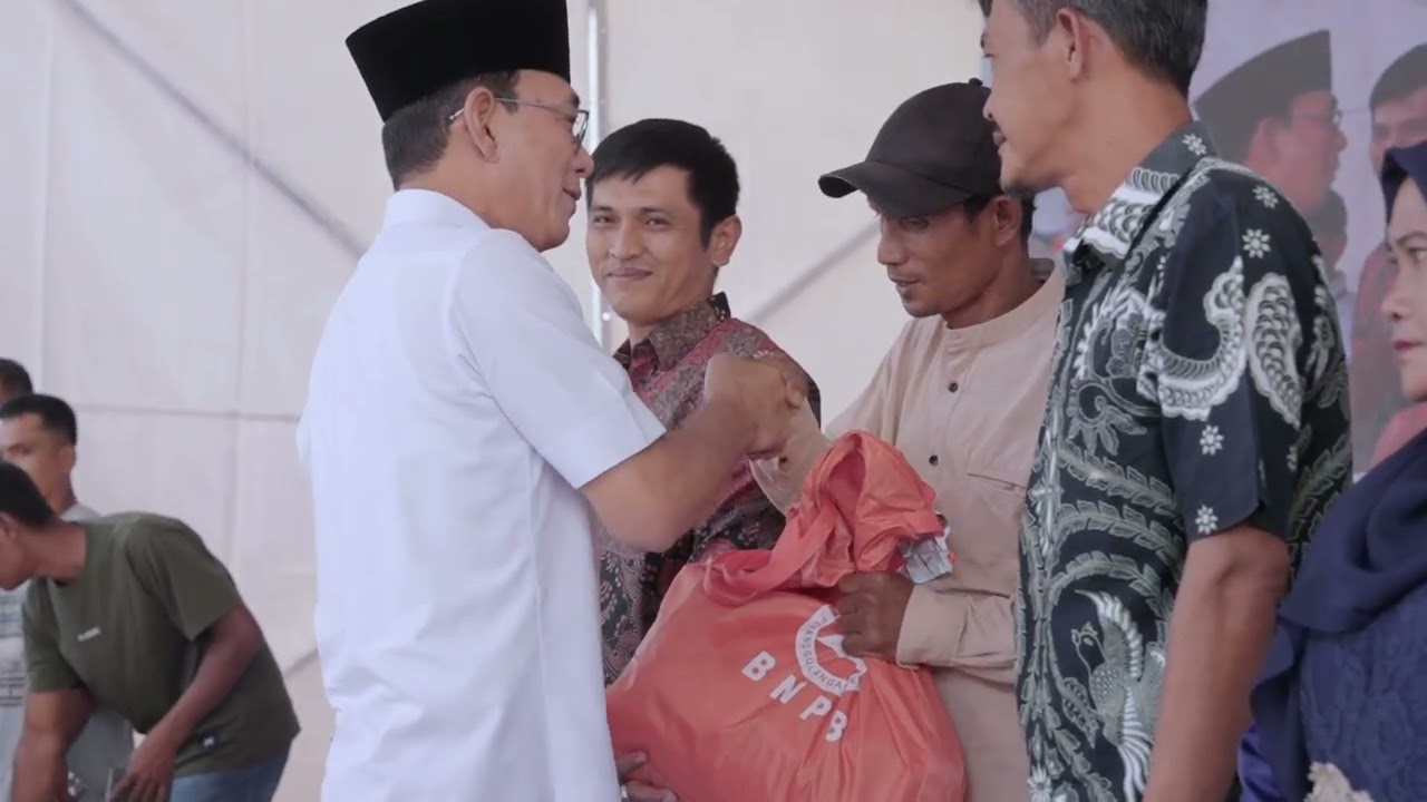 Peresmian Huntara korban bencana Sumatera