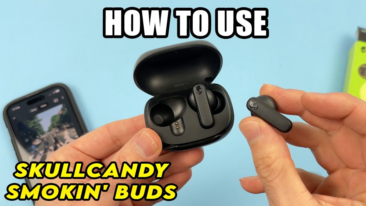 Как пользоваться наушниками Skullcandy Smokin’ Buds: Воспроизведение - Пауза - Громкость - Эквала...