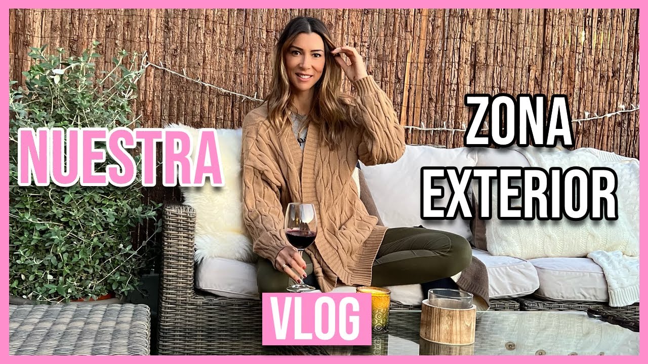ASÍ ES la ZONA EXTERIOR de la CASA ¡Nos encanta el resultado! DECORANDO el PORCHE | Vlogs Diarios