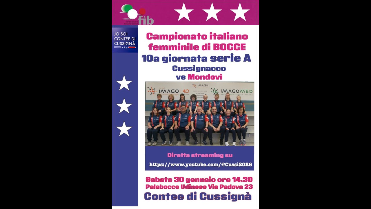 10a di campionato Cussignacco - Mondovì 1a parte
