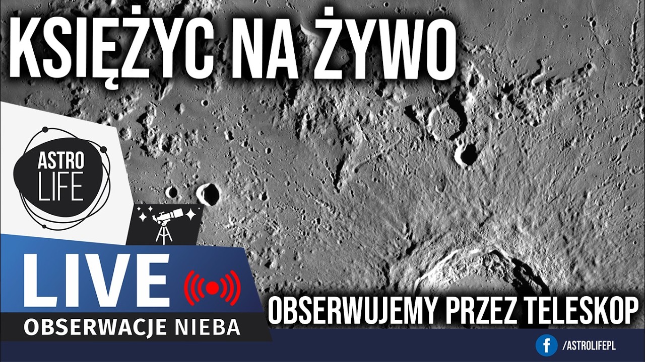 Wsch&oacute;d Słońca w Karpatach i kraterze Kopernika. Zwiedzamy Księżyc 🌔 Obserwacja przez teleskop 🌙