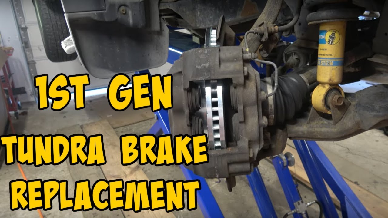 1st Gen Toyota Tundra Front Brake Disc and Pad Replacement. (2000-2007)