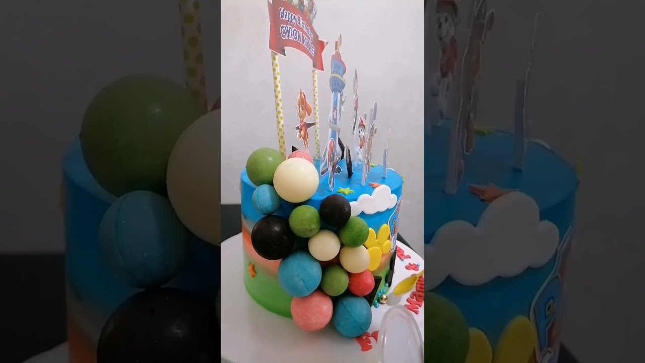 Paw Patrol Cake for Boys 💙 Fun & Colorful Design