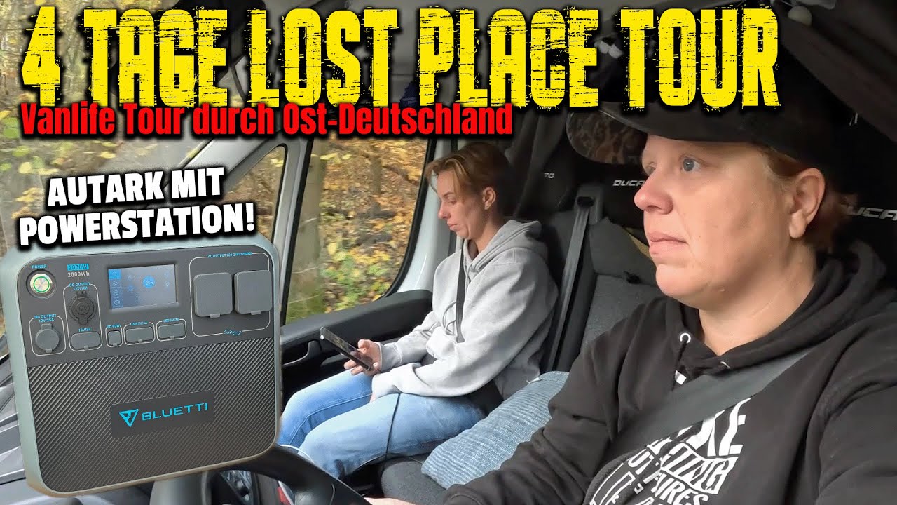 🔋 BLUETTI IM EINSATZ: KALTE LOST PLACE TOUR DURCH OST-DEUTSCHLAND!