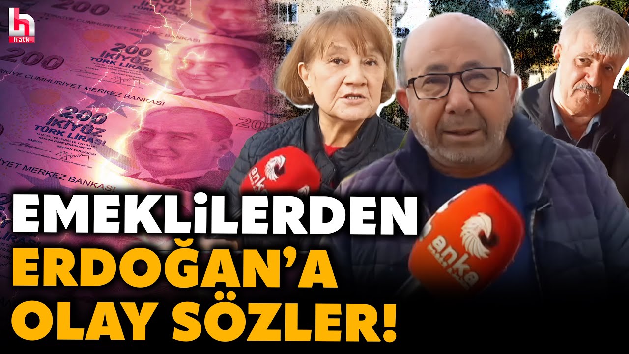 EMEKLİLER DEMEDİĞİNİ BIRAKMADI! Erdoğan b&ouml;ylesini duymadı! İktidara &ccedil;ok sert 'ZAM' tepkisi!