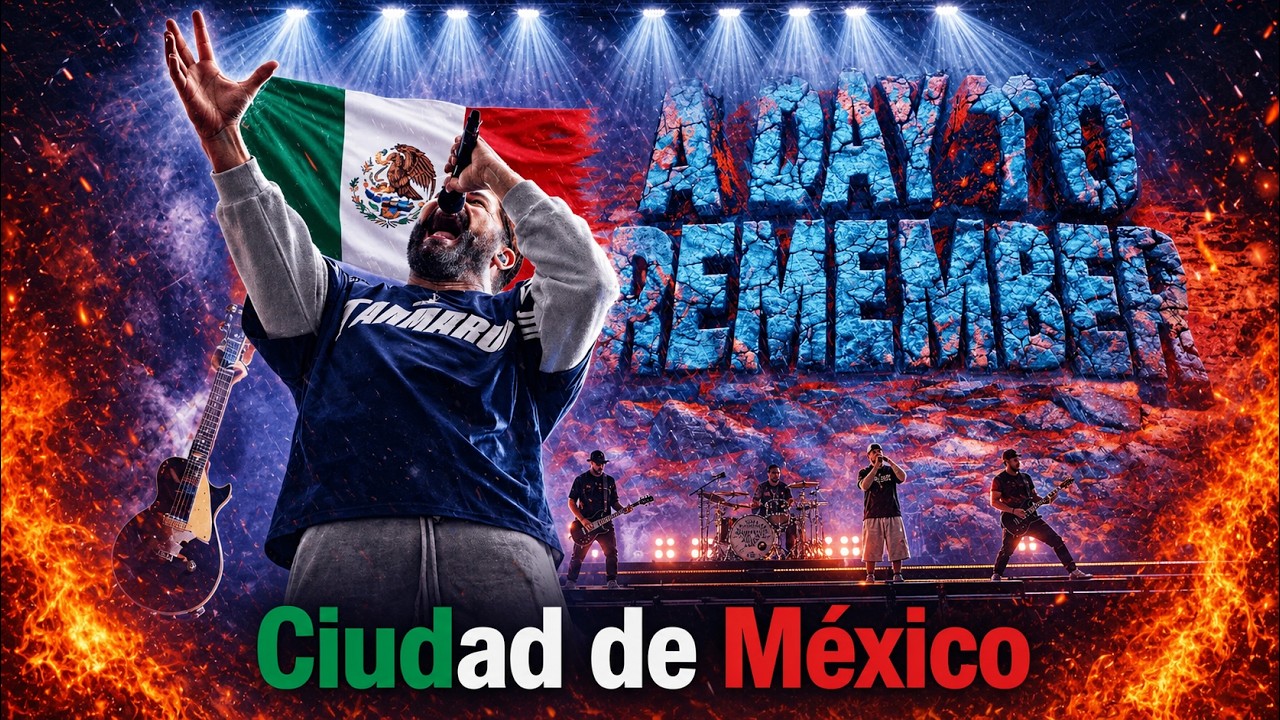 A Day To Remember - Ciudad de México 2026 Estadio GNP Seguros - concierto completo en vivo 4K 60fps