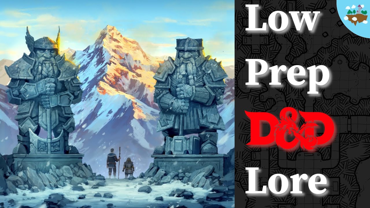 Low Prep DnD Lore: добавление истории в вашу игру без написания романа