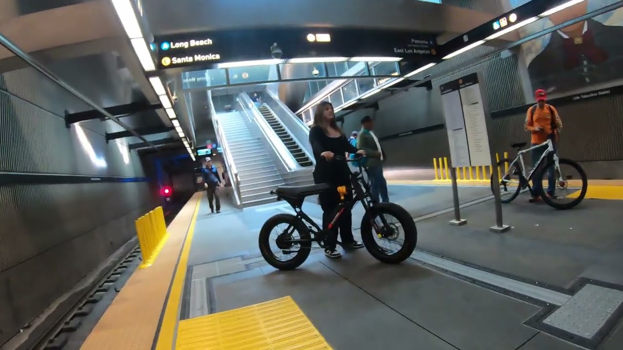 Downtown Los Angeles, E bike ride part 2