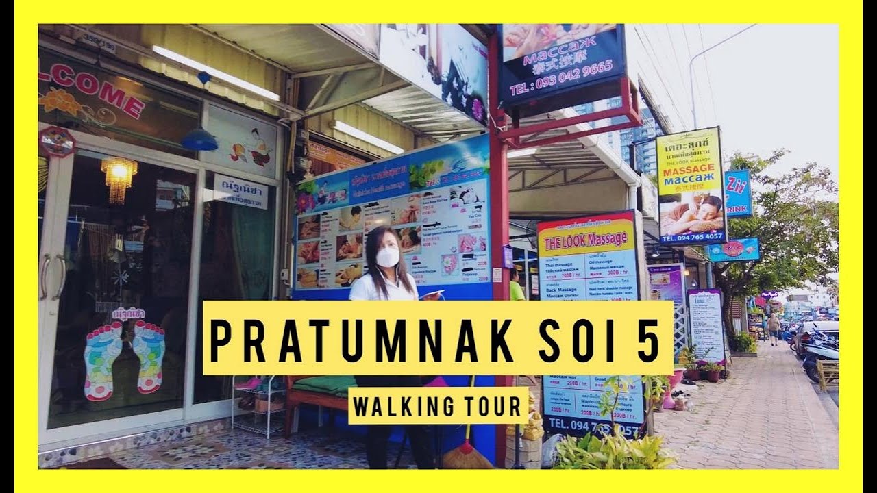 Pattaya, Pratumnak Soi 5 - Pratumnak Beach - Virtual Walking Tour 3/22