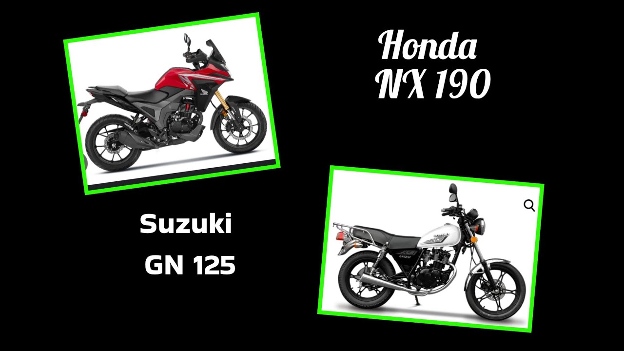 😉SUZUKIGN 125 / 👉HONDA NX 190 en la Expo Moto