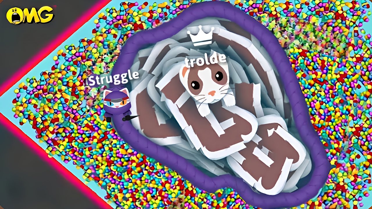 snake.io🐍Ninja CAT snake skin🐍Ninja snake party,Zero to Hero gameplay||Snake Struggle