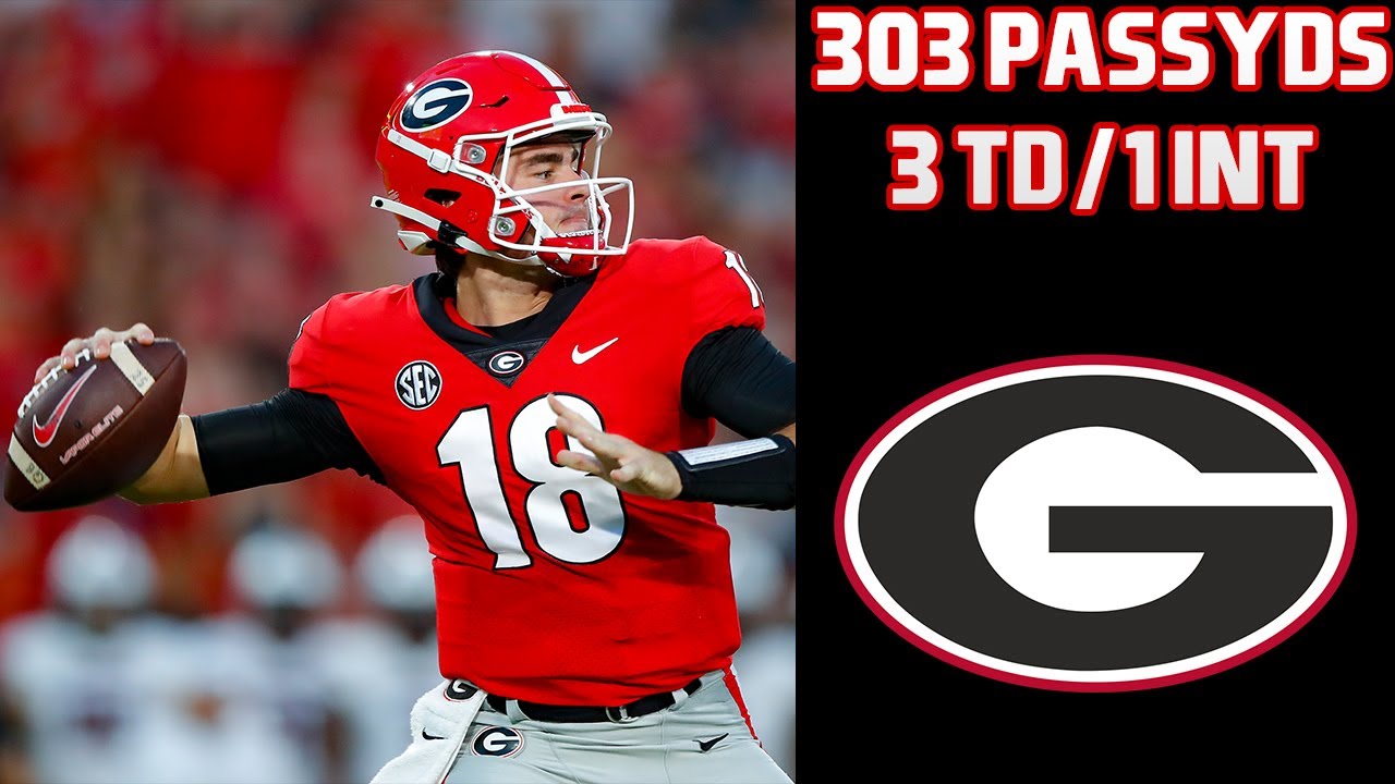 J.T. Daniels Full Highlights Georgia vs South Carolina