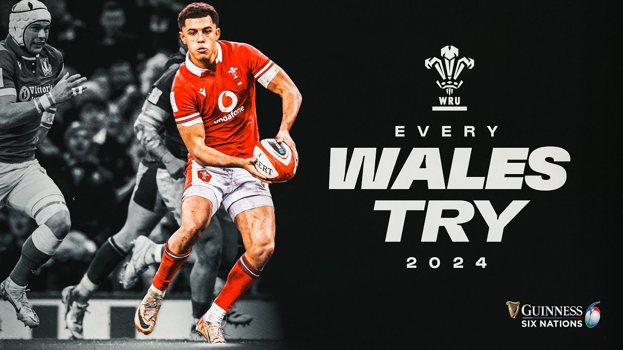 EVERY TRY | WALES 🏴󠁧󠁢󠁷󠁬󠁳󠁿 | 2024 GUINNESS MEN'S SIX NATIONS