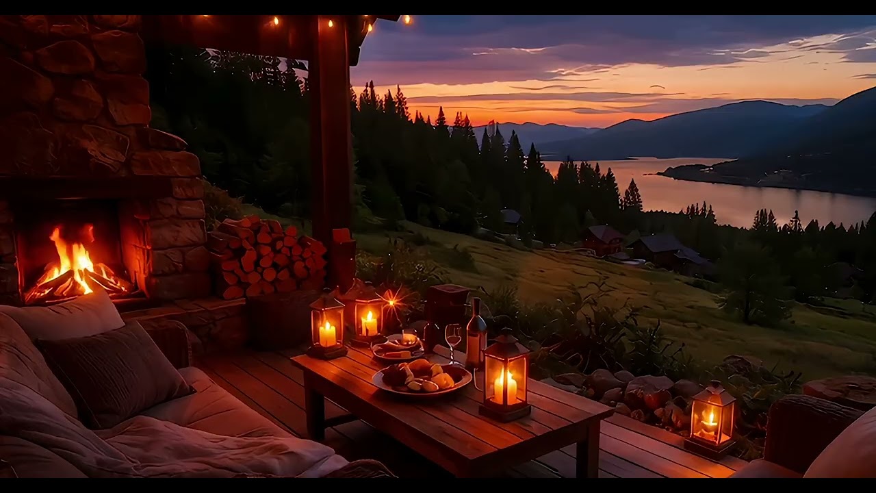 2 Hour Relaxing Instrumental Metal (Scenic Cabin Mountain View)