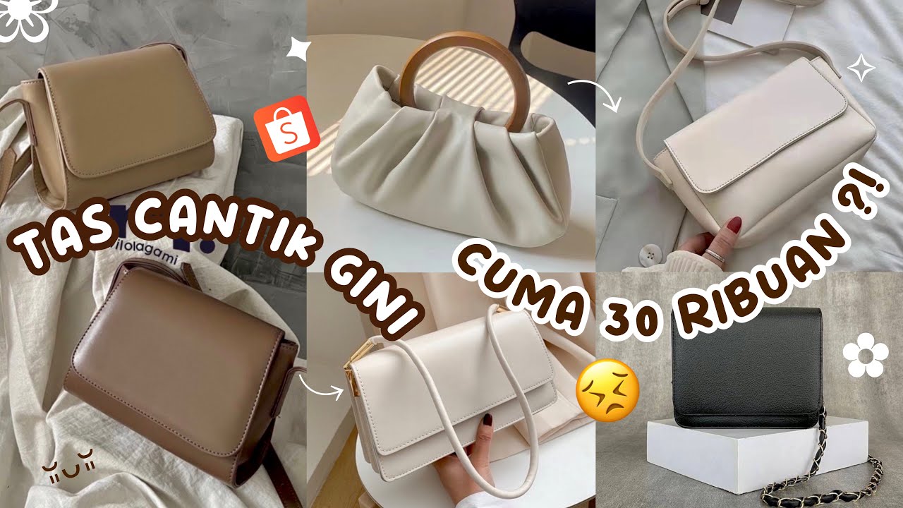 #shopeehaul TAS KOREAN STYLE  MURAH VIRAL MULAI 30K REALPICT NGGA YA ?? #racunshopee