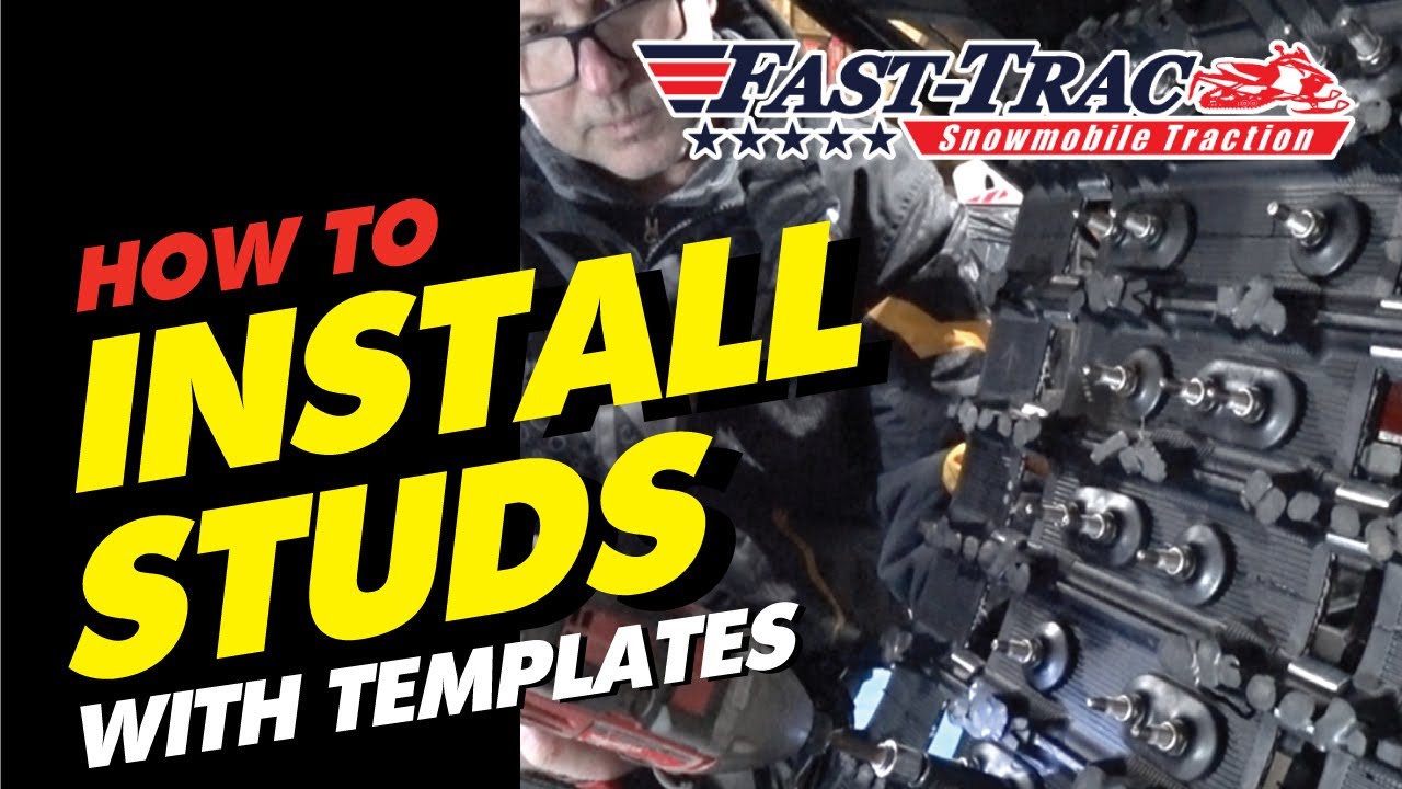 INSTALL FAST TRAC STUDS | Ski Doo REV GEN4 Ripsaw Track