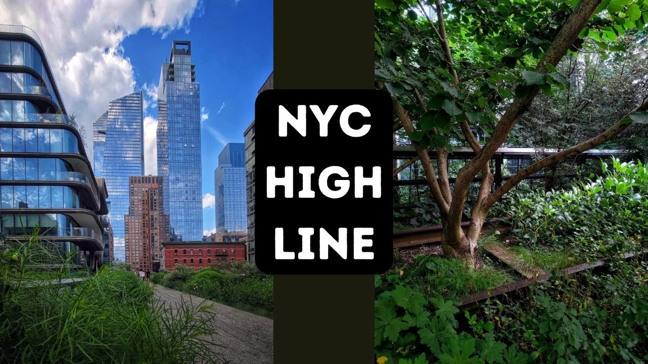 Walking the whole length of the NYC High Line - Binaural 4K