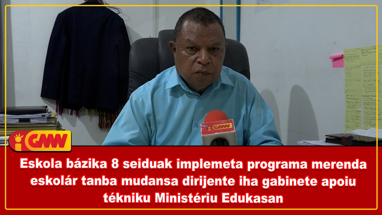 Eskola bázika 8 seiduak implemeta programa merenda eskolár