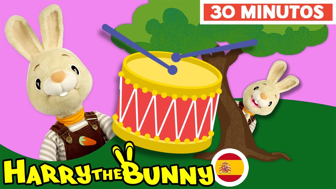 Harry El Conejito | Videos Educativos Para Niños | Detrás | Números y Más! |  @BabyFirst Español ​