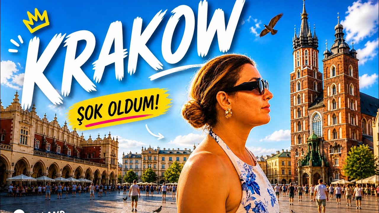 Krakow Vlog | Orta Çağ Şehri 24 Saatte 🇵🇱✈️