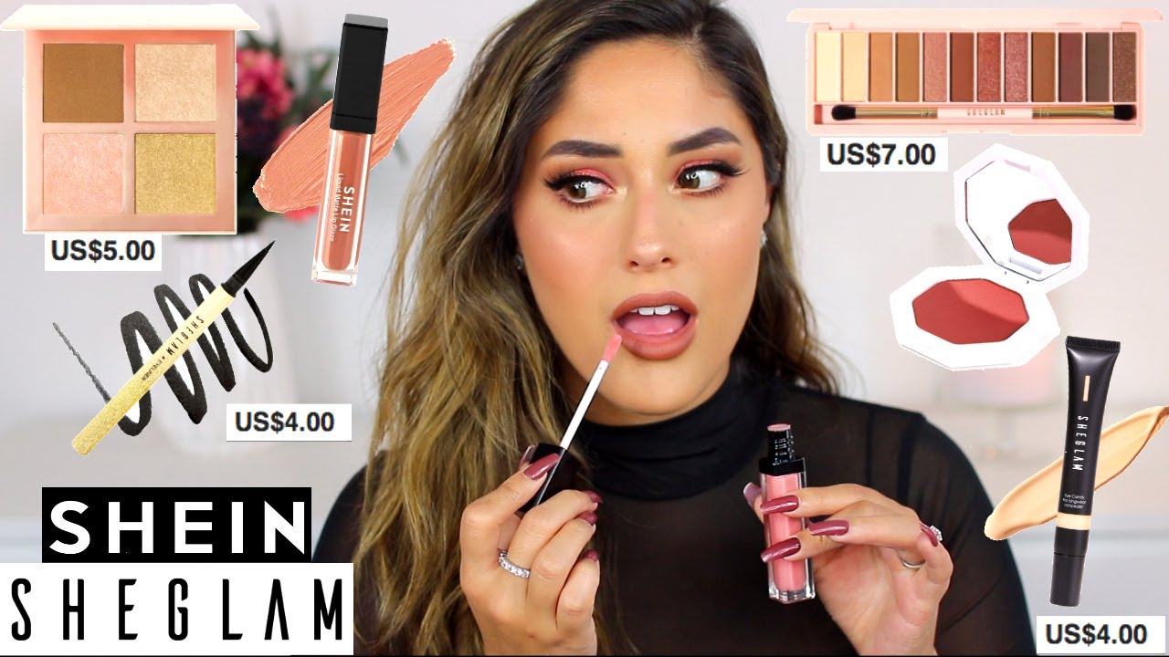 FULL FACE OF SHEIN SHEGLAM MAKEUP | I'M SHOOK!!