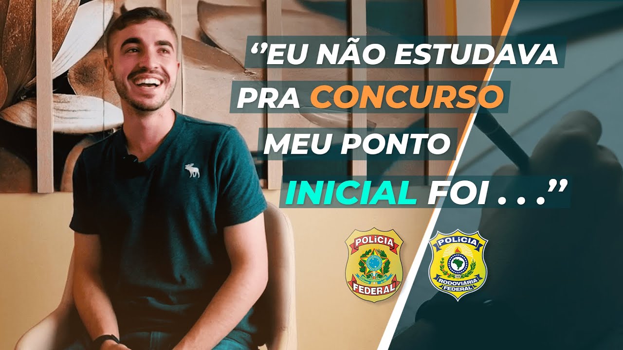 ALUNO LUCAS APROVADO EM DOIS CONCURSOS PÚBLICOS: PF E PRF
