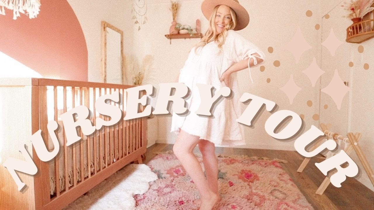 BOHO BABY GIRL NURSERY TOUR✨ + Crystals For The Nursery | Marissalace